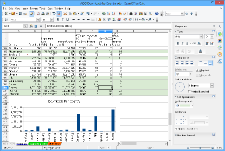 Schermafdruk van Apache OpenOffice Calc